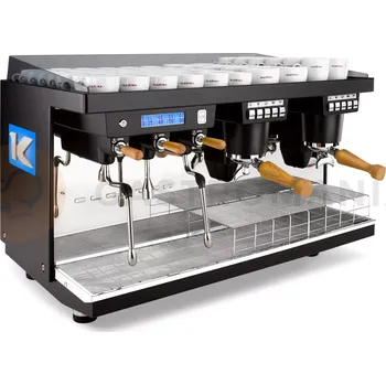 Vybavení pro přežití Pákový kávovar 2-skupinový, černý, 12 l, 800x500x540&nbsp;mm | ELEKTRA, KUP2B