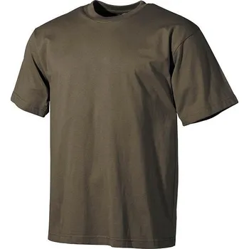 Pánské tričko MFH Triko krátký rukáv zelené OD Green 170g/m2 Single Jersey MFH® 00103B Velikost: 4XL