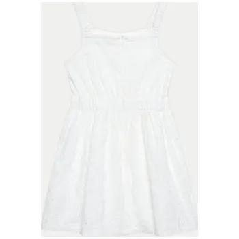 Dámská móda Guess Elegantní šaty J4GK22 WG5N0 Bílá Regular Fit 10Y