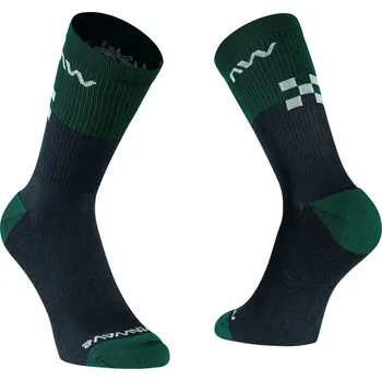 Pánské ponožky Pánské Ponožky NORTHWAVE EDGE SOCK C89222018_10 – Černá L