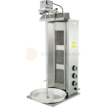 Plynová kartuše Gyros, plynové zařízení na gyros, 3 hořáky, nosnost do 40 kg, 550x465x995 mm | RESTO QUALITY, Budget RQ43033