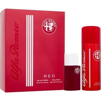 Pánský parfém Alfa Romeo Alfa Romeo Red SET: Toaletní voda 15ml + Telový sprej 150ml Pre mužov Toaletní voda