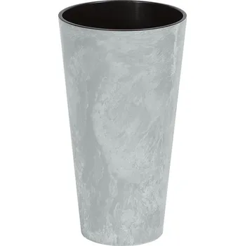 Vyvýšený záhon SLOVAKIA TREND Květináč TUBUS Slim Beton 250x475 mm imitace betonu
