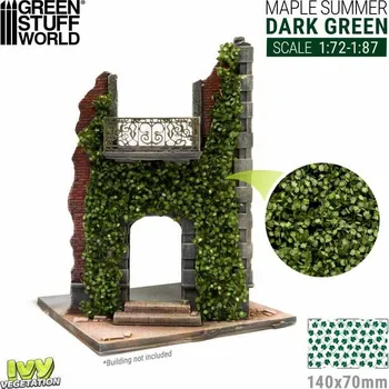 Plastikový model Ivy Foliage - listová foliáž javor tmavě zelený (malý)