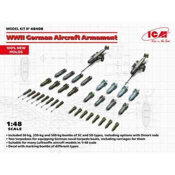 Plastikový model 1/48 German Aircraft Armament WWII
