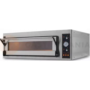 Pec na pizzu Pizza pec elektrická, manuální ovládání, šamotová modulová pec se zvýšenou komorou, 6x 40 cm, 4x 600x400 mm, 1130x1400x500 mm | RESTO QUALITY, BAKE 6H