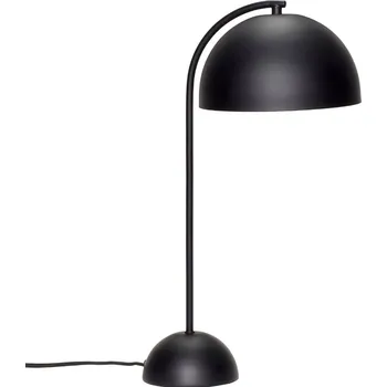 Lampička Černá kovová stolní lampa Hübsch Form