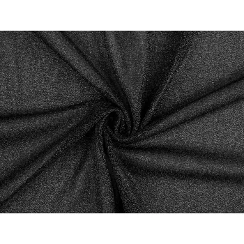 Stoklasa úplet s lurexem černá 1 m