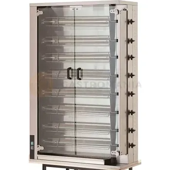 Rožeň na opékání kuřat, plynový, vklad 40 kuřat, 1150x472x1908 mm | RESTO QUALITY, CRG8