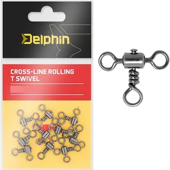 DELPHIN - Obratlík Cross-line Rolling T Swivel vel. 4 23 kg 10 ks