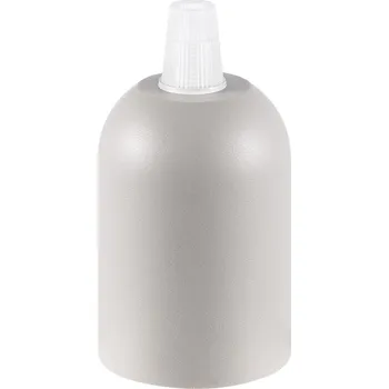 Objímka na žárovku Žárovková objímka, E27, šedá F100172-19