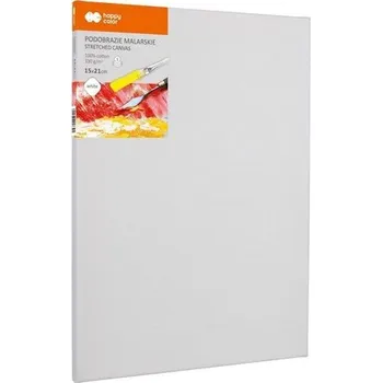 Set školních potřeb Podobrazie bawełniane 15x21cm białe HAPPY COLOR