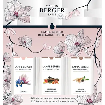 Aroma lampa Maison Berger Triopack BOLERO, náplň katalytické lampy 3x 250ml