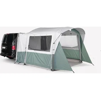 Stan QUECHUA Nafukovací přístřešek Van Connect Arpenaz Air Seconds Fresh | 6 osob ZELENÁ