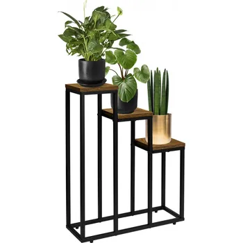 Stojan na květiny Stojan na květiny Loren hnědý/černý