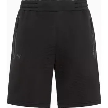 Pánské kalhoty PORSCHE DESIGN Sweat shorts Kalhoty krátké volnočasové černá (Šortky s elastickým pasem a stahovací šňůrkou.)