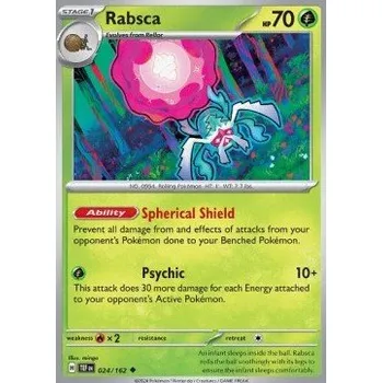 Volný čas Pokémon TEF 024/162 Rabsca - Temporal Forces Stav: Near Mint, Verze: REVERSE HOLO
