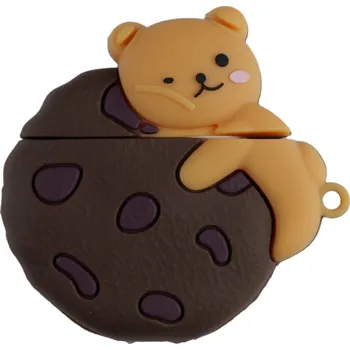 Příslušenství pro sluchátka Obal pro AirPods 1 / 2 - Medvídek a Sušenka