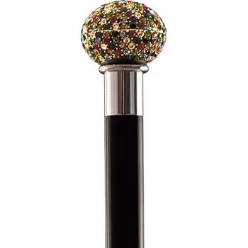 Vycházková hůl sběratelská Multicolor Swarovski