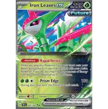 Karetní hra Pokémon TEF 025/162 Iron Leaves ex - Temporal Forces