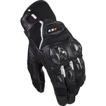 LS2 SPARK 2 LEATHER MAN GLOVES BLACK WHITE - XL