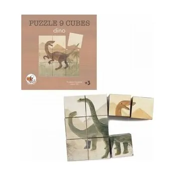 Karnevalový kostým Puzzle układanka sześciana Dinozaury