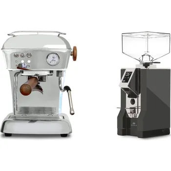 Kávovar Ascaso Dream PID, leštěný hliník + Eureka Mignon Specialita, CR…