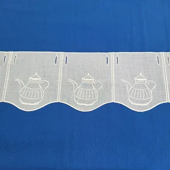 Záclona GERSTER Záclona na vitrážku GERSTER 11679/019/0010 bílá výška 19 cm