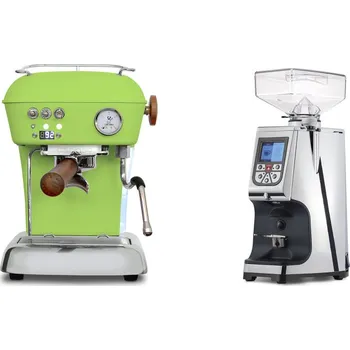 Kávovar Ascaso Dream PID, Fresh Pistachio + Eureka Atom 60, chrome