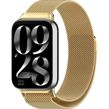 Ostatní příslušenství k chytrým hodinkám eses Milánský tah pro Xiaomi Redmi Watch 4, 5, 6 a Smart Band 8 Pro a 9 Pro - Zlatý