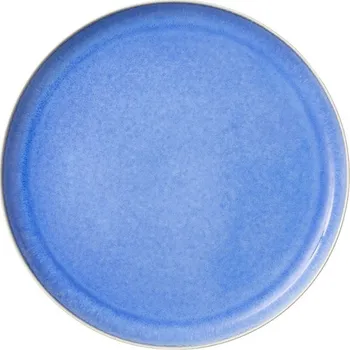 Servírovací stolek Studio Round Kameninový mělký talíř North 27 cm White/Shiny River