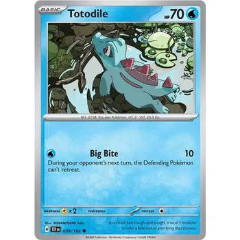 Karetní hra Totodile 039/162 - Temporal Forces Typ karty: Reverse Holo