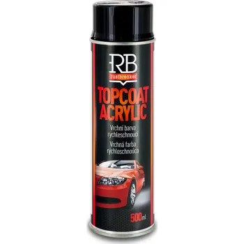 Autolak Rustbreaker Barva, bezbarvý lak TOPCOAT ACRYLIC, 500 ml