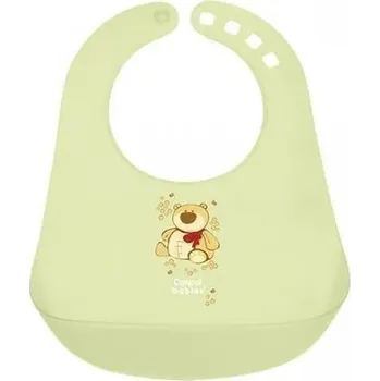 Canpol babies Plastový bryndák HAPPY ANIMALS Zelený