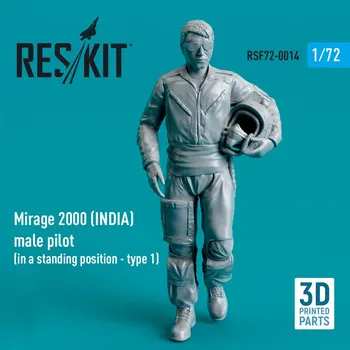 Plastikový model 1/72 Mirage 2000 INDIA male pilot - standing 1
