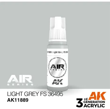 Modelářská barva AK Interactive Light Grey FS 36495 17ml AK11889