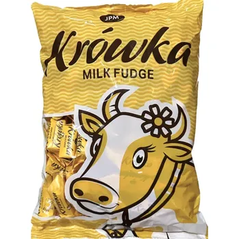 Bonbon Krówka mléčné karamelky 1 kg (Lahodné mléčné karamelové bonbóny velké balení 1 kg)