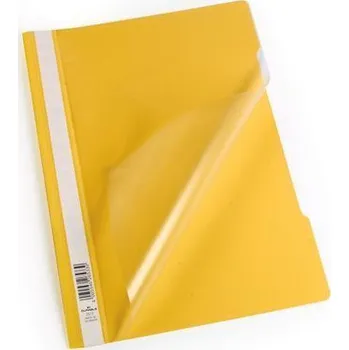 Archivační box Desky s rychlovazačem "Economy", žlutá, A4, PP, DURABLE