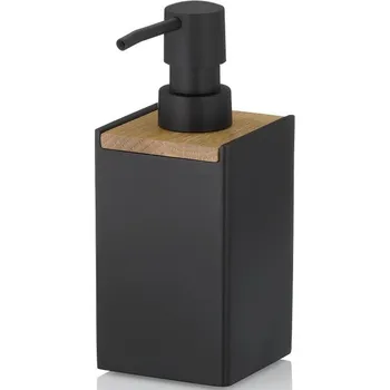Dávkovač mýdla Kela Cube dávkovač mýdla 300 ml černá-hnědá 23689