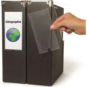 Speciální papír Kapsa, na hřbet šanonu, 62x150 mm, samolepicí, DJOIS