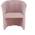 Křeslo Tempo Kondela Rose křeslo s taburetem, pudrově růžové