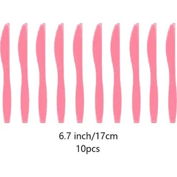 Dětský míč Narozeninová party dekorace s motivem The Amazing Digital Circus Varianta: jednorázové nože - 10 ks