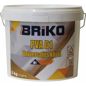 Barva na vlasy Univerzální PVA lepidlo Briko, 5 kg