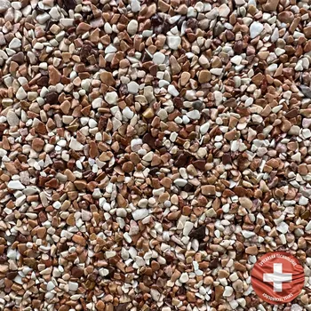 Kamenný koberec Báča Beton Kamenný koberec na stěnu Breccia Pernice Frakce: Hrubá (4 – 8 mm), vydatnost setu 2,6 m², Doporučené použití v: interiéru - akrylátové pojivo