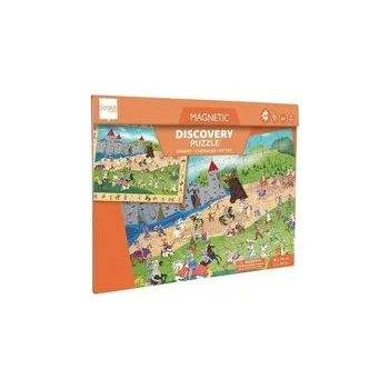 Dětské zboží Puzzle magnetyczne i gra 2w1 Rycerze