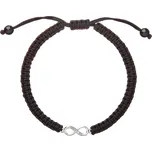 Evolution Group Černý kabala náramek Nekonečno 13002.3 + 2 měsíce na vrácení zboží