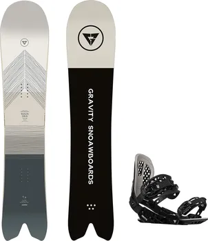 Snowboard Gravity Snowboards Squadra 2023/2024 + vázání G2 černé