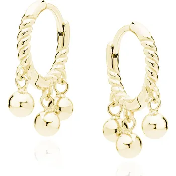 Náušnice Olivie Stříbrné náušnice Jasmína GOLD 7306 Ag 925; ≤2,7 g.