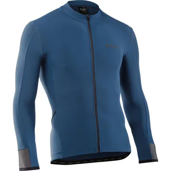 Pánské tričko Pánské Tričko s dlouhým rukávem NORTHWAVE FAHRENHEIT JERSEY LS 89211085_21 – Modrá S