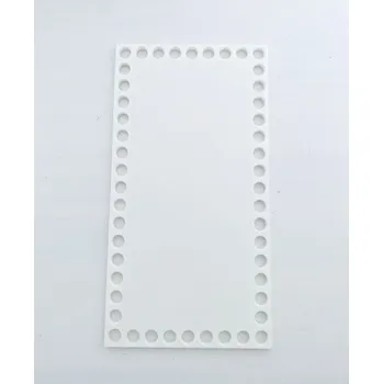 Dno na košík obdélník 20x10cm bílé